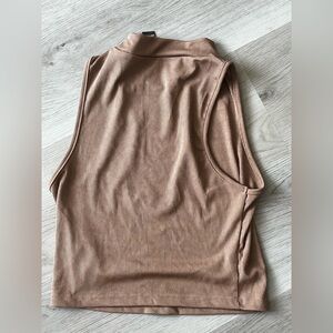 Turtleneck tank top